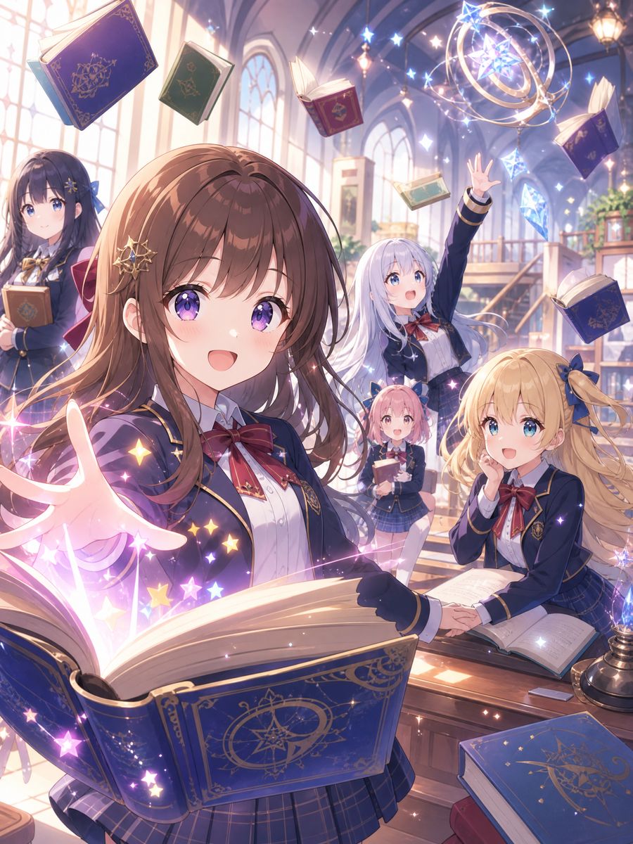 国产主播动漫教程-魔法学院少女觉醒篇